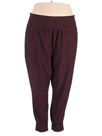Pre-owned Active By Old Navy Active Pants In Burgundy