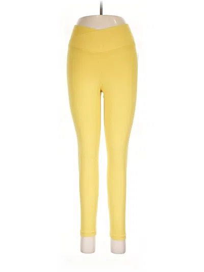 Pre-owned Active By Old Navy Active Pants In Yellow