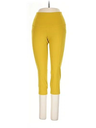 Pre-owned Active By Old Navy Active Pants In Yellow