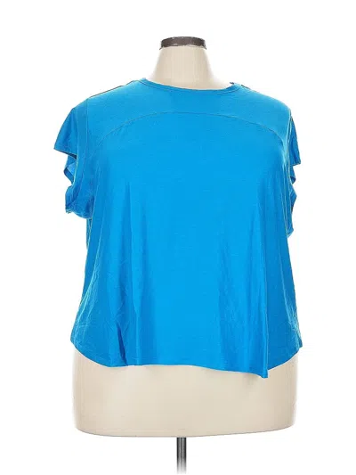 Pre-owned Active By Old Navy Active T-shirt In Blue