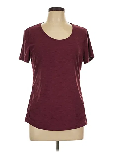 Pre-owned Active By Old Navy Active T-shirt In Burgundy