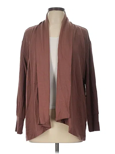 Pre-owned Active By Old Navy Cardigan Sweater In Brown