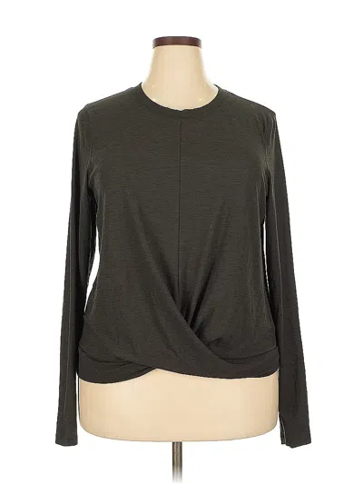 Pre-owned Active By Old Navy Cardigan Sweater In Gray