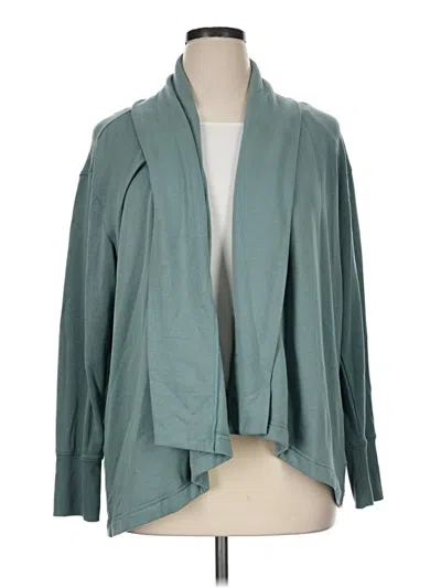 Pre-owned Active By Old Navy Cardigan Sweater In Teal