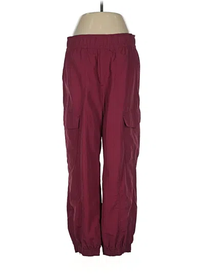 Pre-owned Active By Old Navy Cargo Pants In Burgundy