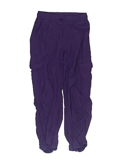 Pre-owned Active By Old Navy Kids' Cargo Pants In Purple
