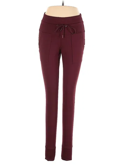 Pre-owned Active By Old Navy Casual Pants In Burgundy