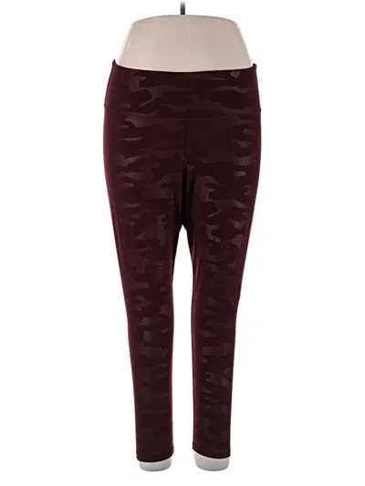 Pre-owned Active By Old Navy Casual Pants In Burgundy