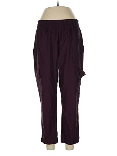 Pre-owned Active By Old Navy Casual Pants In Burgundy
