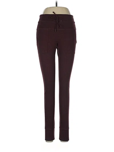 Pre-owned Active By Old Navy Casual Pants In Burgundy