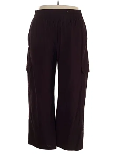 Pre-owned Active By Old Navy Casual Pants In Burgundy
