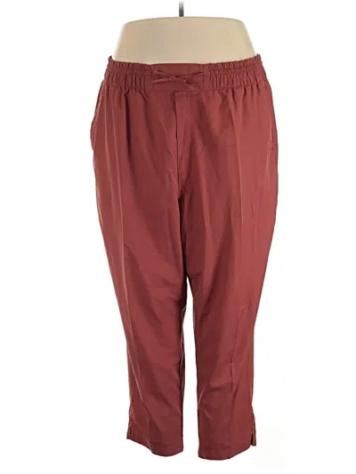Pre-owned Active By Old Navy Casual Pants In Burgundy