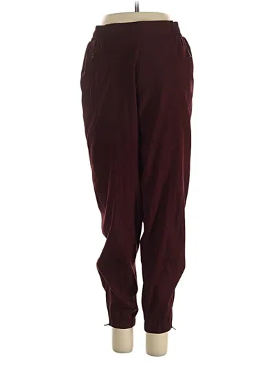 Pre-owned Active By Old Navy Casual Pants In Burgundy