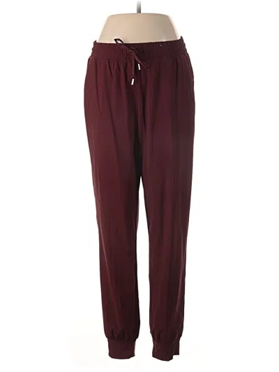 Pre-owned Active By Old Navy Casual Pants In Burgundy