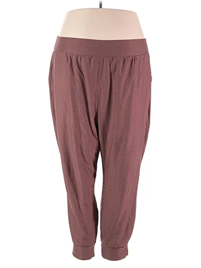 Pre-owned Active By Old Navy Casual Pants In Burgundy