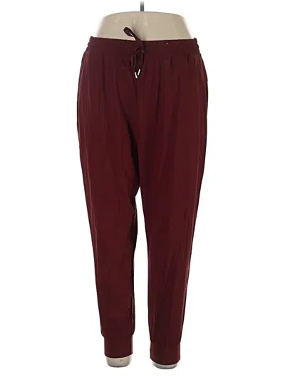 Pre-owned Active By Old Navy Casual Pants In Burgundy