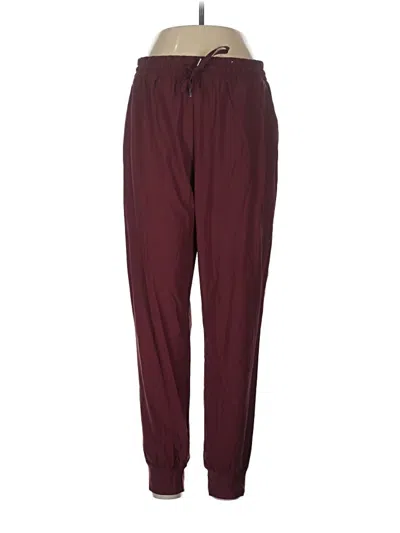 Pre-owned Active By Old Navy Casual Pants In Burgundy