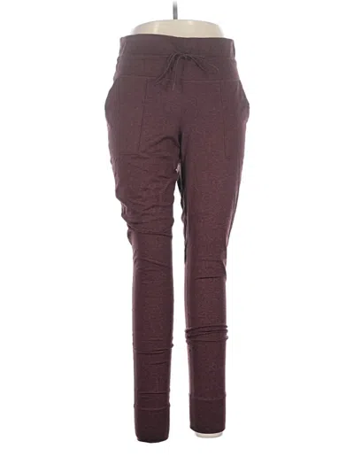 Pre-owned Active By Old Navy Casual Pants In Burgundy