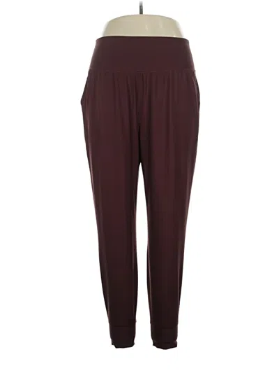 Pre-owned Active By Old Navy Casual Pants In Burgundy