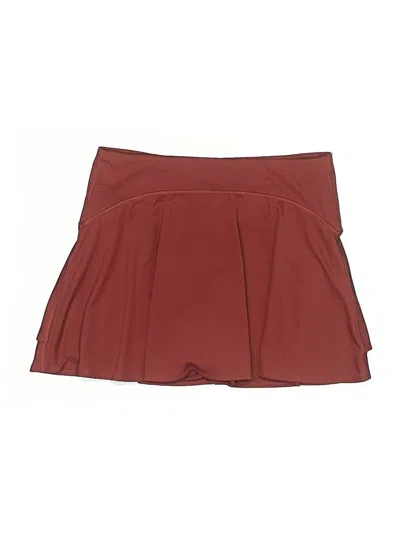 Pre-owned Active By Old Navy Casual Skirt In Burgundy
