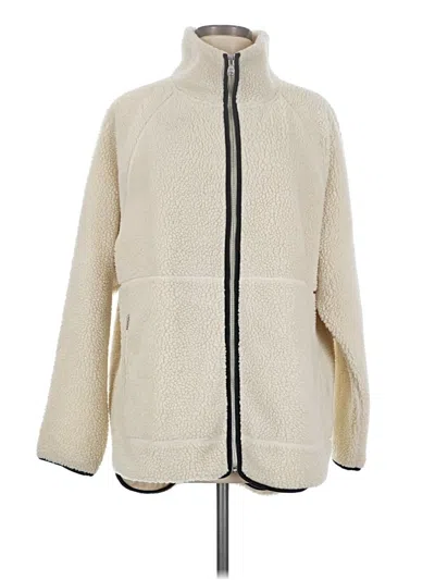 Pre-owned Active By Old Navy Coat In Ivory