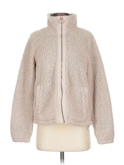 Pre-owned Active By Old Navy Faux Fur Jacket In White