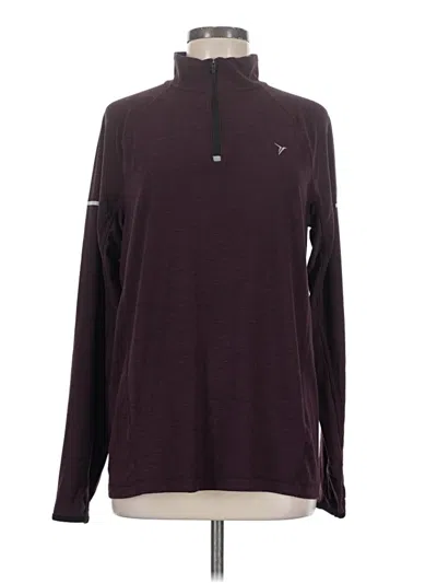 Pre-owned Active By Old Navy Fleece Jacket In Burgundy