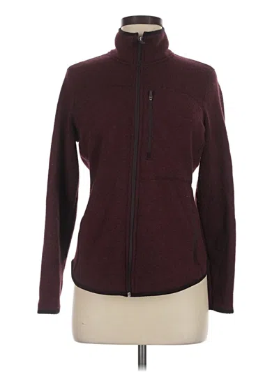Pre-owned Active By Old Navy Fleece Jacket In Burgundy