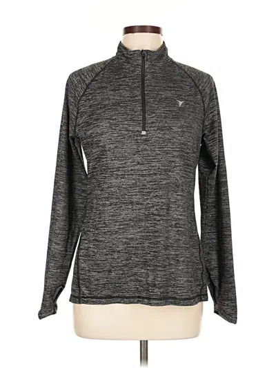 Pre-owned Active By Old Navy Fleece Jacket In Gray