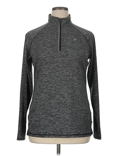 Pre-owned Active By Old Navy Fleece Jacket In Gray