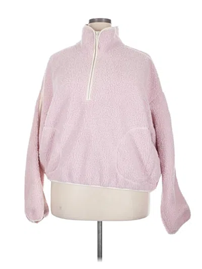 Pre-owned Active By Old Navy Fleece Jacket In Pink