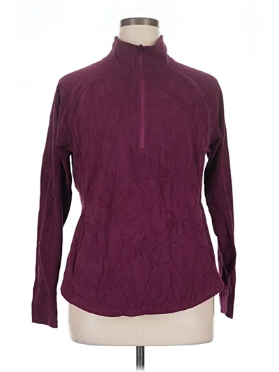 Pre-owned Active By Old Navy Fleece Jacket In Purple