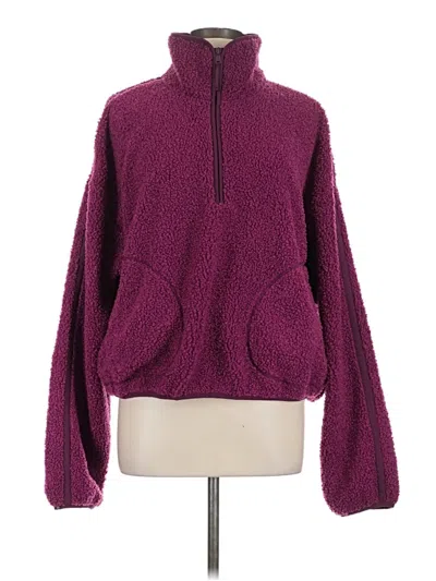 Pre-owned Active By Old Navy Fleece Jacket In Purple