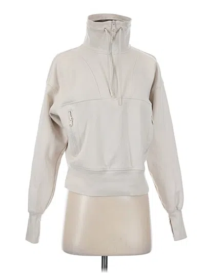 Pre-owned Active By Old Navy Fleece Jacket In White