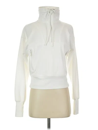 Pre-owned Active By Old Navy Fleece Jacket In White