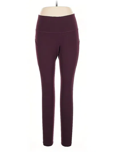 Pre-owned Active By Old Navy Jeggings In Burgundy