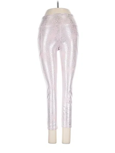 Pre-owned Active By Old Navy Leggings In Silver
