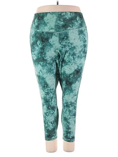 Pre-owned Active By Old Navy Leggings In Teal