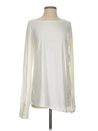 Active By Old Navy Long Sleeve Blouse In White