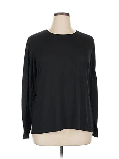 Pre-owned Active By Old Navy Long Sleeve T-shirt In Black