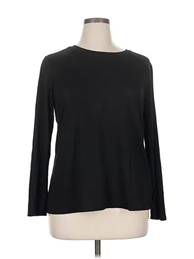 Pre-owned Active By Old Navy Long Sleeve T-shirt In Black