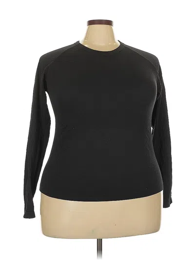 Pre-owned Active By Old Navy Long Sleeve T-shirt In Black