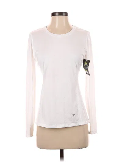 Pre-owned Active By Old Navy Long Sleeve T-shirt In White
