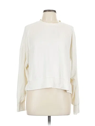 Pre-owned Active By Old Navy Long Sleeve T-shirt In White