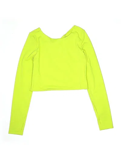 Pre-owned Active By Old Navy Kids' Long Sleeve T-shirt In Yellow