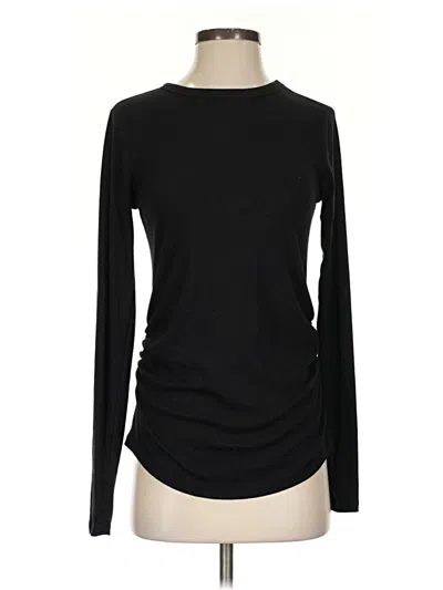 Pre-owned Active By Old Navy Long Sleeve Top Black Turtleneck Tops