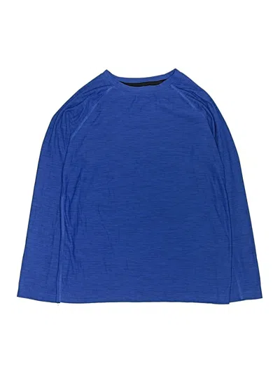 Pre-owned Active By Old Navy Kids' Long Sleeve Top Blue Tops