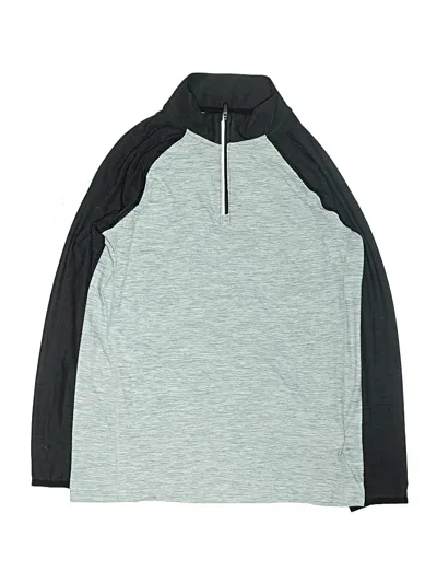 Pre-owned Active By Old Navy Kids' Long Sleeve Top Gray Tops