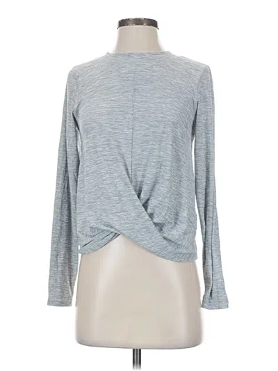 Pre-owned Active By Old Navy Long Sleeve Top Gray Turtleneck Tops