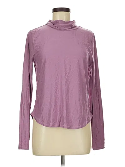 Active By Old Navy Long Sleeve Top Purple Turtleneck Tops